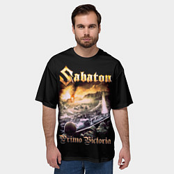 Футболка оверсайз мужская SABATON, цвет: 3D-принт — фото 2