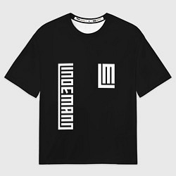 Футболка оверсайз мужская LINDEMANN, цвет: 3D-принт