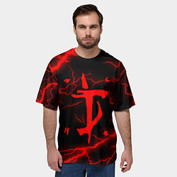 Футболка оверсайз мужская DOOM ETERNAL, цвет: 3D-принт — фото 2