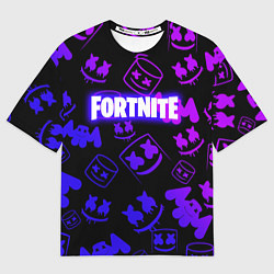 Футболка оверсайз мужская FORTNITE MARSHMELLO, цвет: 3D-принт