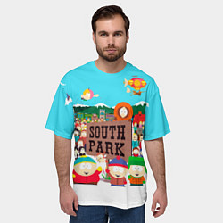 Футболка оверсайз мужская South Park, цвет: 3D-принт — фото 2