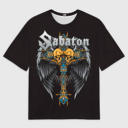 Футболка оверсайз мужская SABATON, цвет: 3D-принт