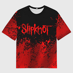 Футболка оверсайз мужская Slipknot 9, цвет: 3D-принт