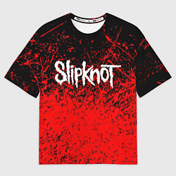 Футболка оверсайз мужская SLIPKNOT, цвет: 3D-принт