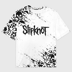 Футболка оверсайз мужская SLIPKNOT, цвет: 3D-принт