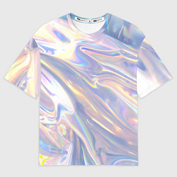 Мужская футболка оверсайз Фольга