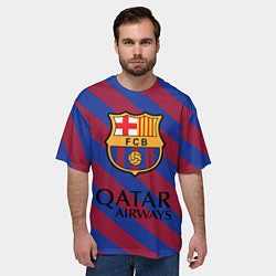 Футболка оверсайз мужская Barcelona, цвет: 3D-принт — фото 2