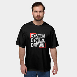 Футболка оверсайз мужская System of a Down, цвет: 3D-принт — фото 2