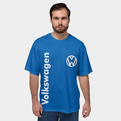 Футболка оверсайз мужская Volkswagen, цвет: 3D-принт — фото 2