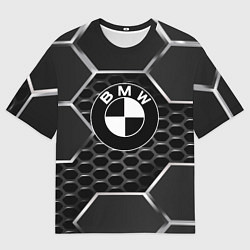 Футболка оверсайз мужская BMW, цвет: 3D-принт