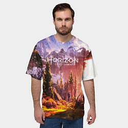 Футболка оверсайз мужская Horizon Zero Dawn, цвет: 3D-принт — фото 2
