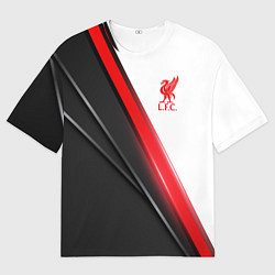 Футболка оверсайз мужская Liverpool F C, цвет: 3D-принт