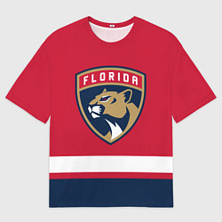 Мужская футболка оверсайз Флорида Пантерз
