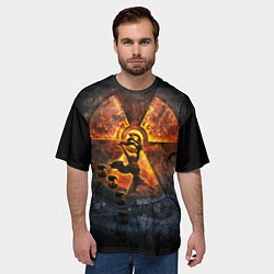 Футболка оверсайз мужская VULKAN, цвет: 3D-принт — фото 2