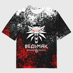 Футболка оверсайз мужская The Witcher 3, цвет: 3D-принт