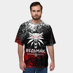 Футболка оверсайз мужская The Witcher 3, цвет: 3D-принт — фото 2