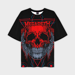 Мужская футболка оверсайз Megadeth