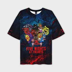 Мужская футболка оверсайз Five Nights At Freddys