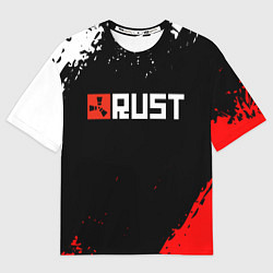 Мужская футболка оверсайз RUST