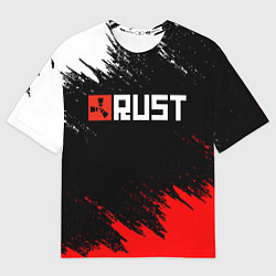 Футболка оверсайз мужская RUST, цвет: 3D-принт