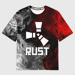 Мужская футболка оверсайз RUST