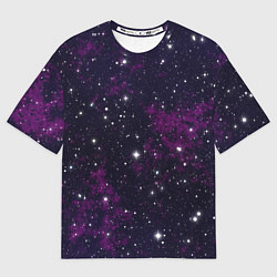 Мужская футболка оверсайз Космос