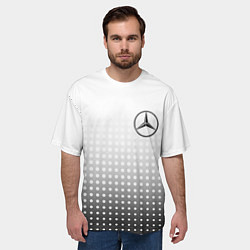 Футболка оверсайз мужская Mercedes-Benz, цвет: 3D-принт — фото 2