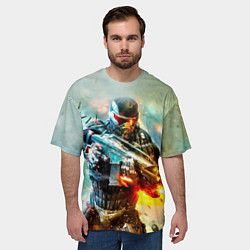 Футболка оверсайз мужская CRYSIS, цвет: 3D-принт — фото 2