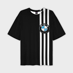 Футболка оверсайз мужская BMW SPORT, цвет: 3D-принт