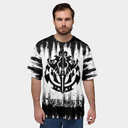 Футболка оверсайз мужская Overlord, цвет: 3D-принт — фото 2