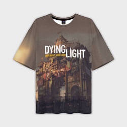 Футболка оверсайз мужская DYING LIGHT спина Z, цвет: 3D-принт