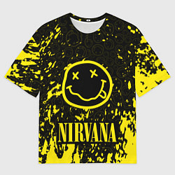 Футболка оверсайз мужская NIRVANA, цвет: 3D-принт