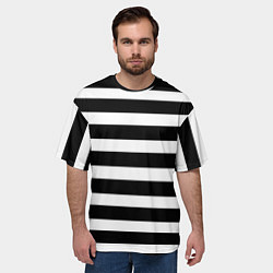 Футболка оверсайз мужская Моряк, цвет: 3D-принт — фото 2