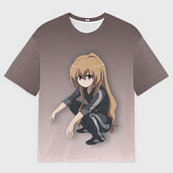 Футболка оверсайз мужская Аниме, цвет: 3D-принт