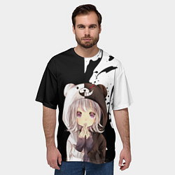 Футболка оверсайз мужская Danganropa, цвет: 3D-принт — фото 2