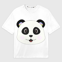 Футболка оверсайз мужская Panda, цвет: 3D-принт
