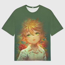 Футболка оверсайз мужская The Promised Neverland, цвет: 3D-принт