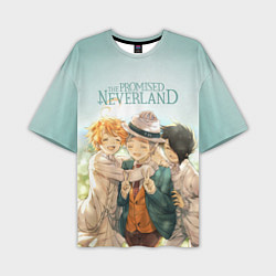 Мужская футболка оверсайз The Promised Neverland