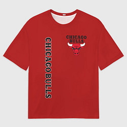 Футболка оверсайз мужская CHICAGO BULLS, цвет: 3D-принт