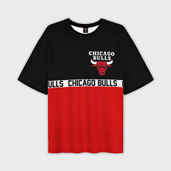 Футболка оверсайз мужская CHICAGO BULLS, цвет: 3D-принт