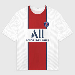 Футболка оверсайз мужская Neymar away 20-21, цвет: 3D-принт