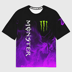 Футболка оверсайз мужская MONSTER ENERGY, цвет: 3D-принт