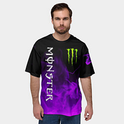Футболка оверсайз мужская MONSTER ENERGY, цвет: 3D-принт — фото 2