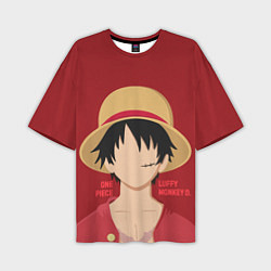 Футболка оверсайз мужская Luffy, цвет: 3D-принт