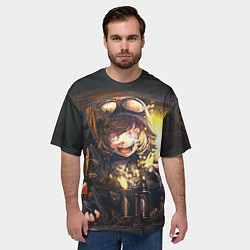 Футболка оверсайз мужская Tanya, цвет: 3D-принт — фото 2