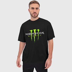 Футболка оверсайз мужская MONSTER ENERGY, цвет: 3D-принт — фото 2