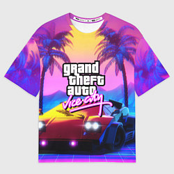 Футболка оверсайз мужская GTA 2020, цвет: 3D-принт