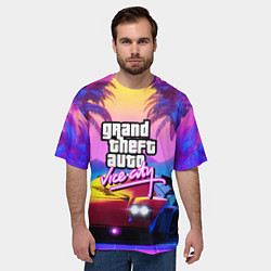 Футболка оверсайз мужская GTA 2020, цвет: 3D-принт — фото 2