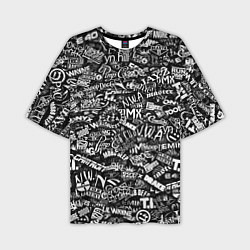 Футболка оверсайз мужская Top Hip Hop, цвет: 3D-принт