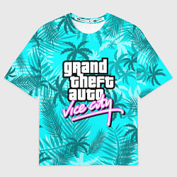 Футболка оверсайз мужская GTA VICE CITY, цвет: 3D-принт